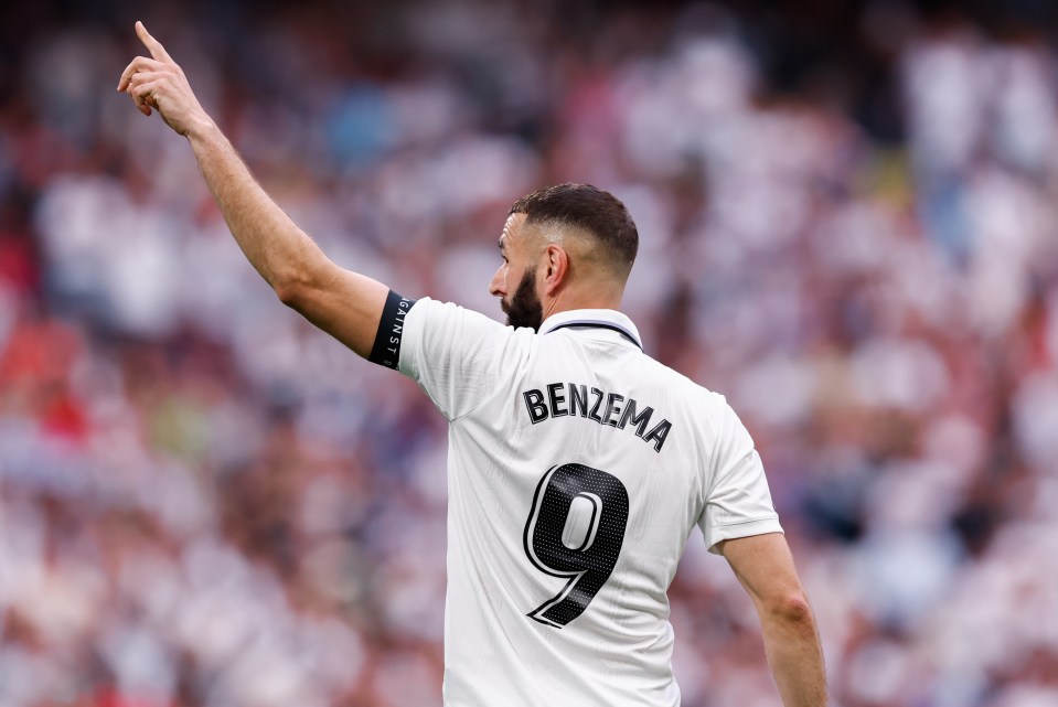 Karim Benzema’s No9 shirt is up for grabs