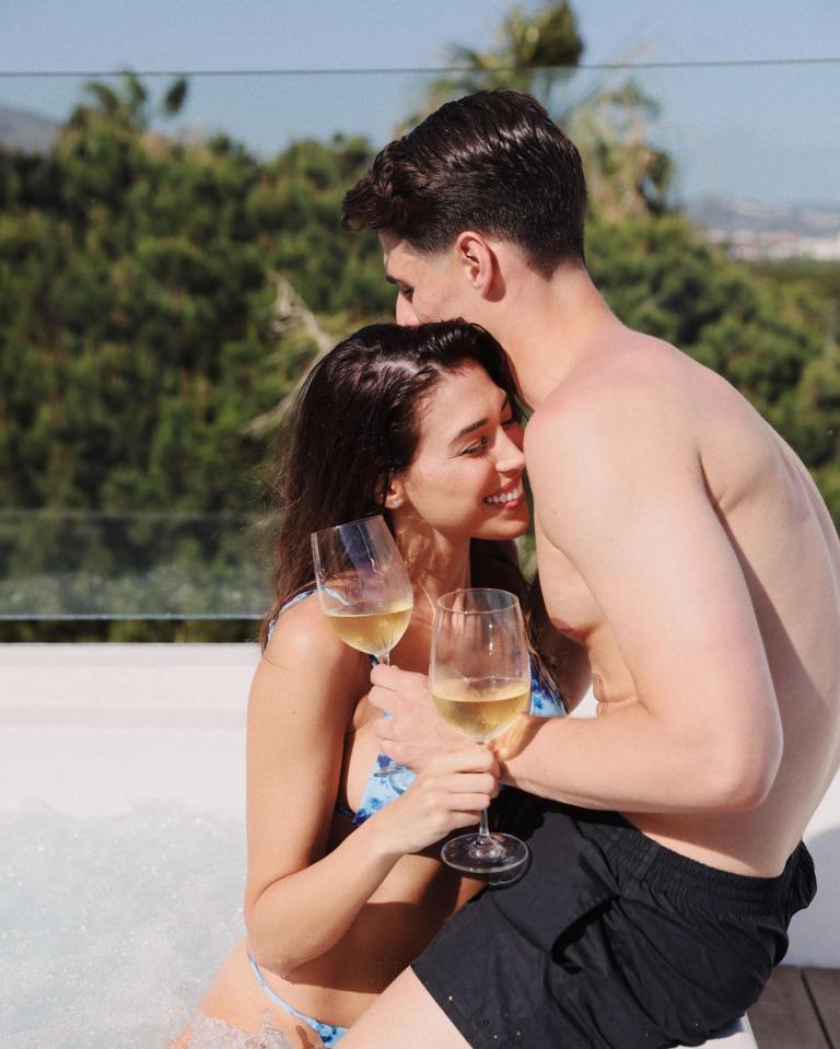 Kepa and Andrea Martinez are enjoying a holiday following the long 2022-23 season