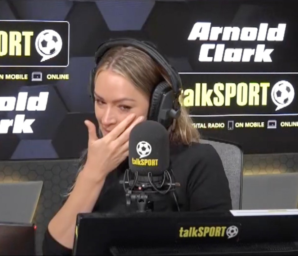 Woods broke down in tears during her final show on Wednesday