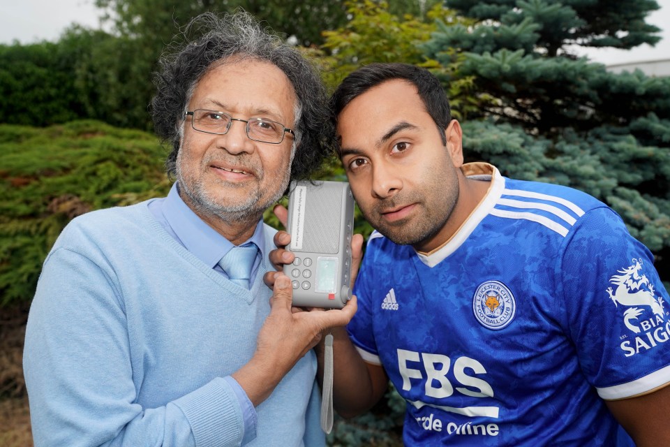 Asim Parwaiz and his dad Paul, 70, a retired GP