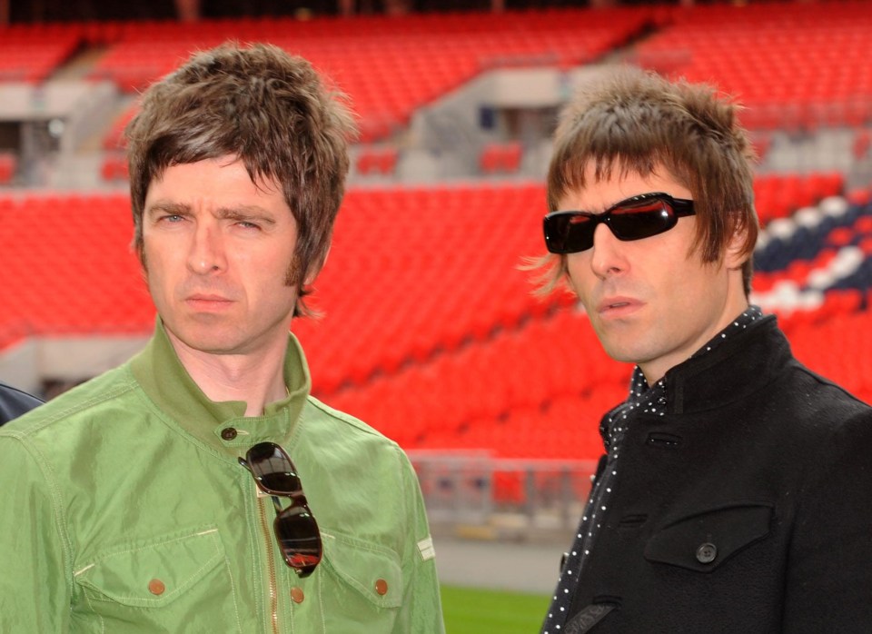 Noel ,left, and Liam Gallagher pictured in 2008