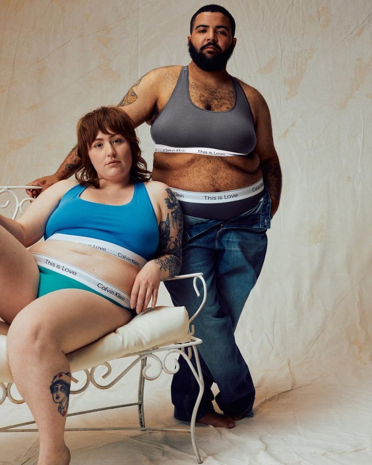 Eyebrows have been raised at Calvin Klein's new advertising campaign featuring a transgender man and a plus-sized model