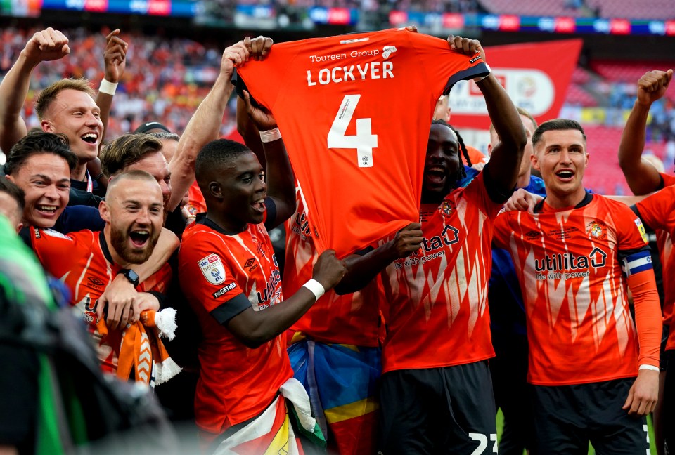 His team-mates paid tribute to him during their celebrations