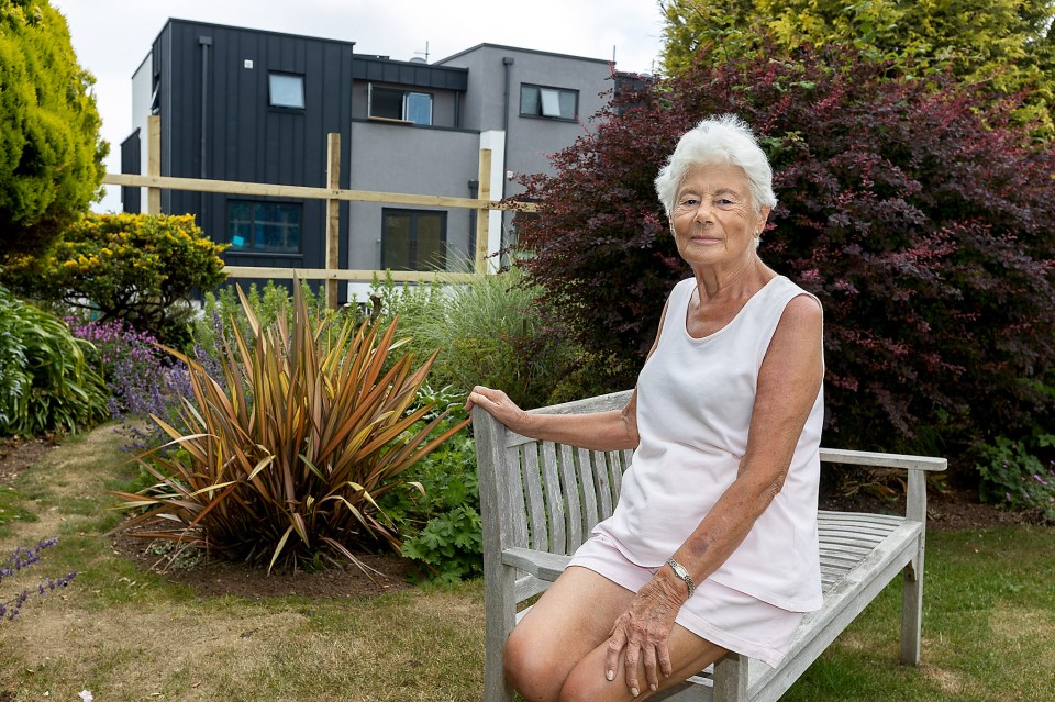 Maureen Preston's view of the estuary has now been obstructed by a new house