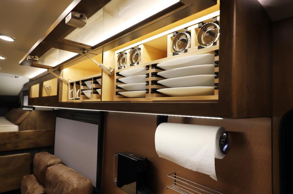 FAST & FURIOUS Inside Jason Momoa's incredible luxury motorhome worth £600,000 - with king-size bed, leather upholstery & kitchen, , TAKEN WITHOUT PERMISSION, , //earthroamer.com/