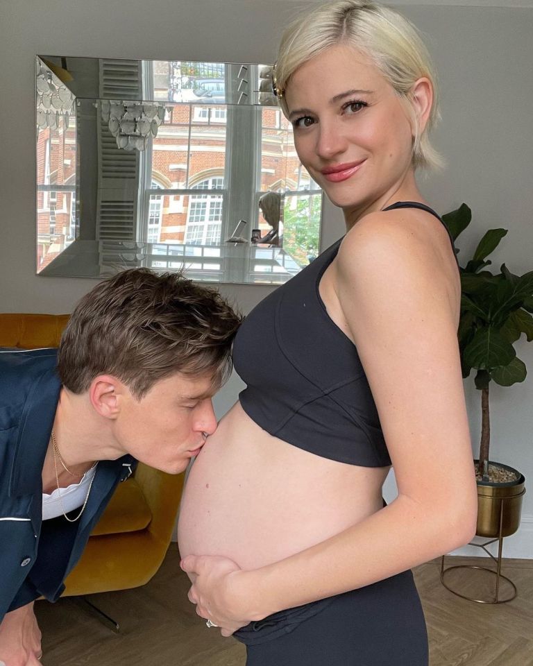 Pixie delighted fans with her pregnancy reveal this week