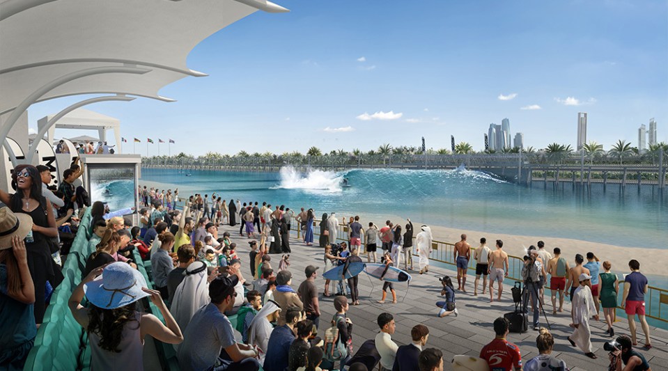 Surf Abu Dhabi will be on a 3,000-hectare island