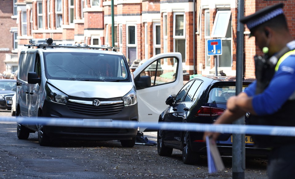 The vehicle on Maple Street