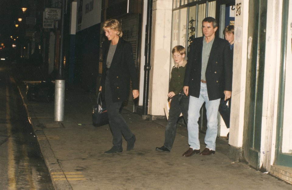 Princess Diana takes Prince Harry and Prince William to see homeless youngsters at the Centrepoint shelter in Central London