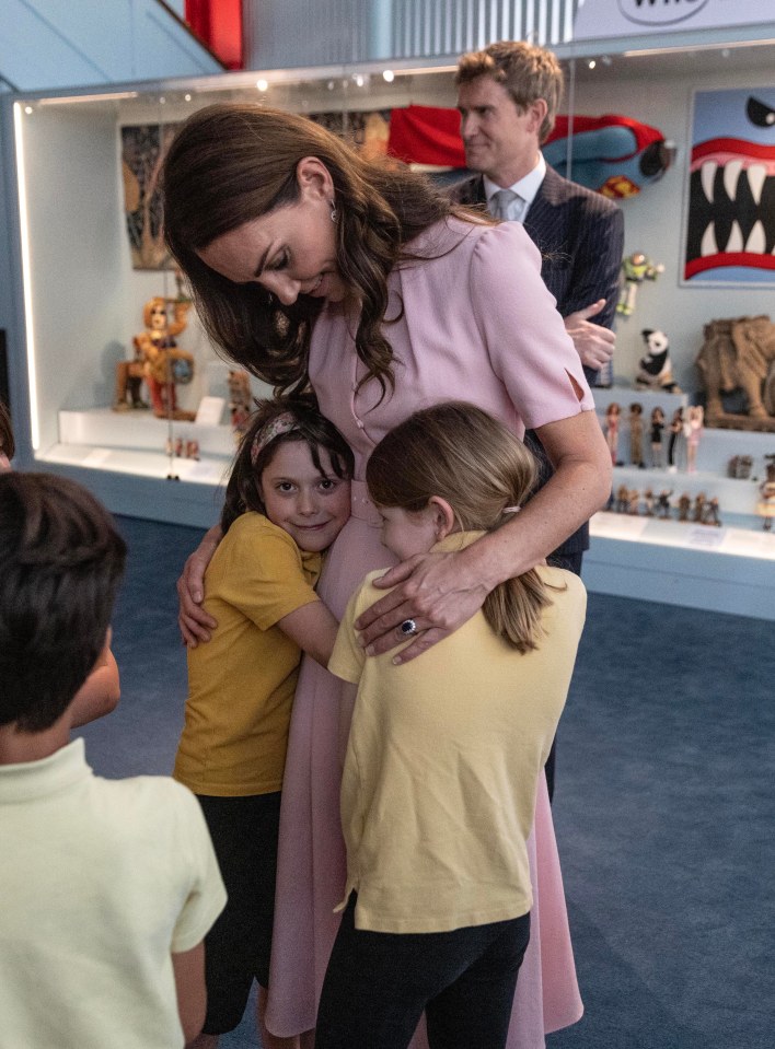 Children told Kate their stories through using different objects