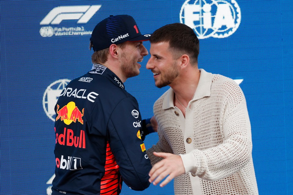 Mount, 24, attended yesterday's Spanish GP