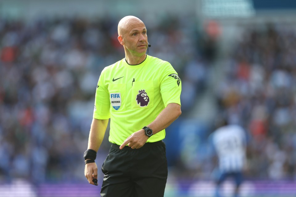 Anthony Taylor was not in the running to officiate the World Cup final