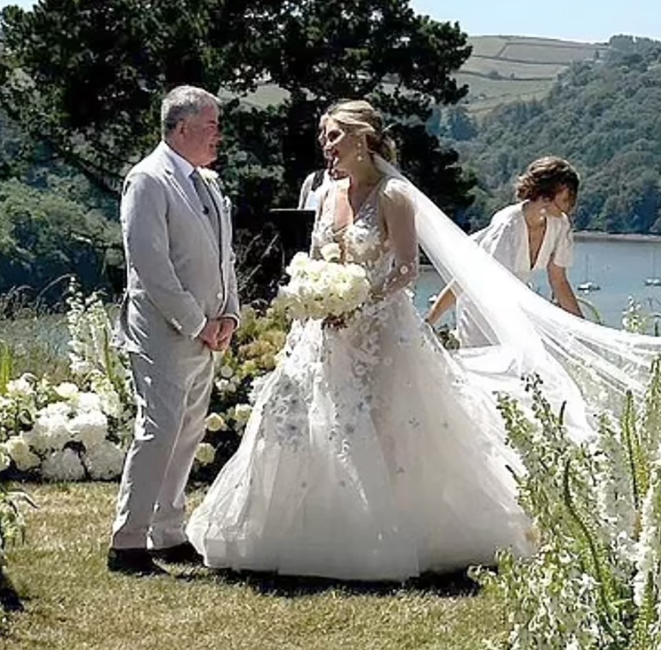 Richard Keys married Lucie Rose in Devon last weekend