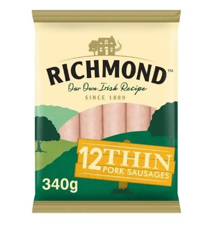 Richmond’s chicken sausages have 0.72g of salt