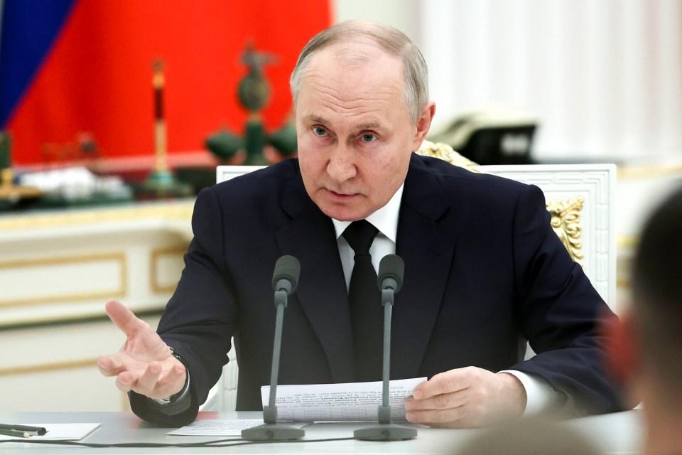 Vladimir Putin made his first public appearance on Tuesday