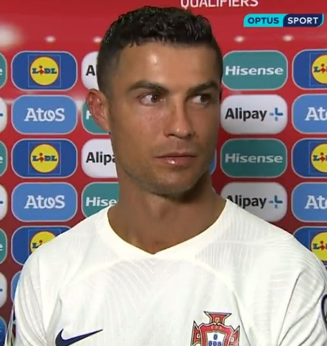 Cristiano Ronaldo told the cameraman not to get too close to him