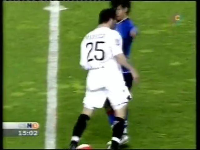 Maresca violently headbutted Aguero during a match in 2008