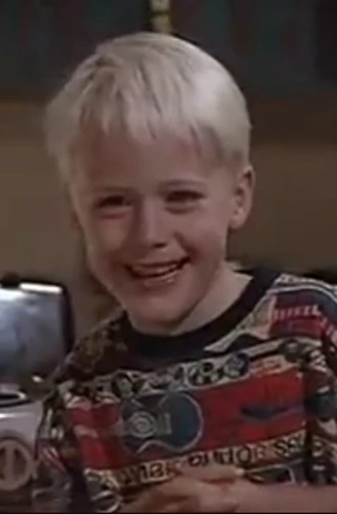 The star was a youngster when he appeared on the soap