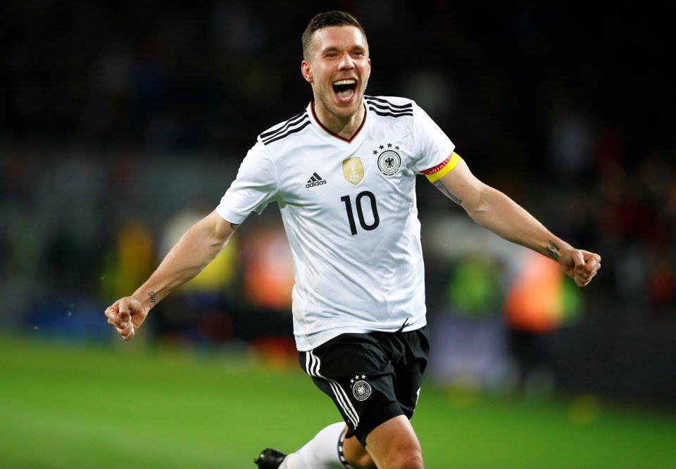 Podolski is a German legend