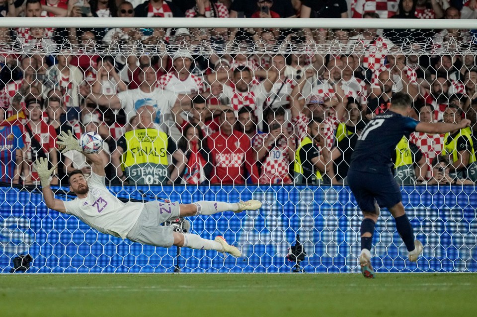 Unai Simon was the hero for Spain saving two penatlies in the shootout