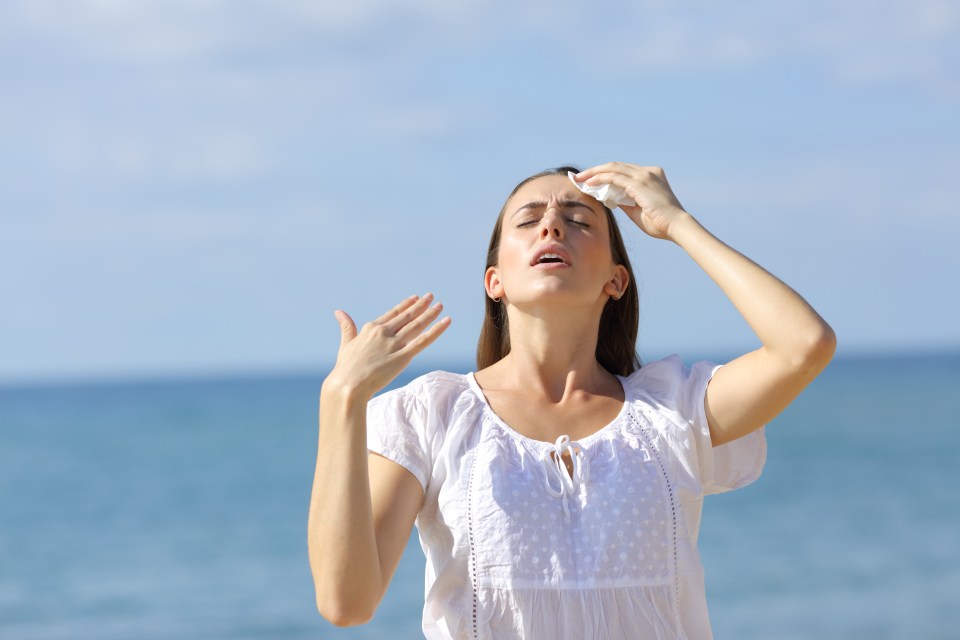 Thousands of Brits are at risk of heat exhaustion because of the hot weather, the NHS warns