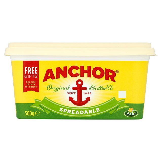 Anchor’s spreadable butter has 1.1g per 100g