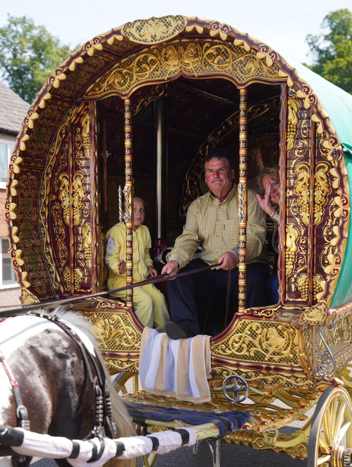 Horse-drawn caravans are a regular sight