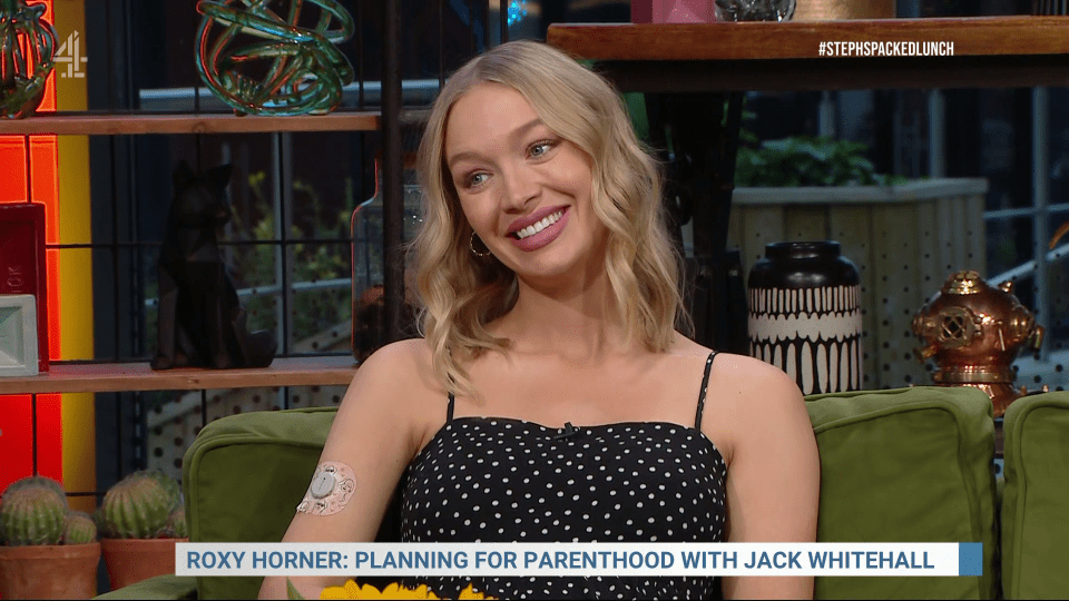 Roxy opened up about her pregnancy on the show