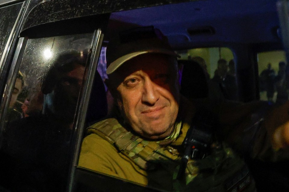 Wagner mercenary chief Yevgeny Prigozhin smiles after his coup