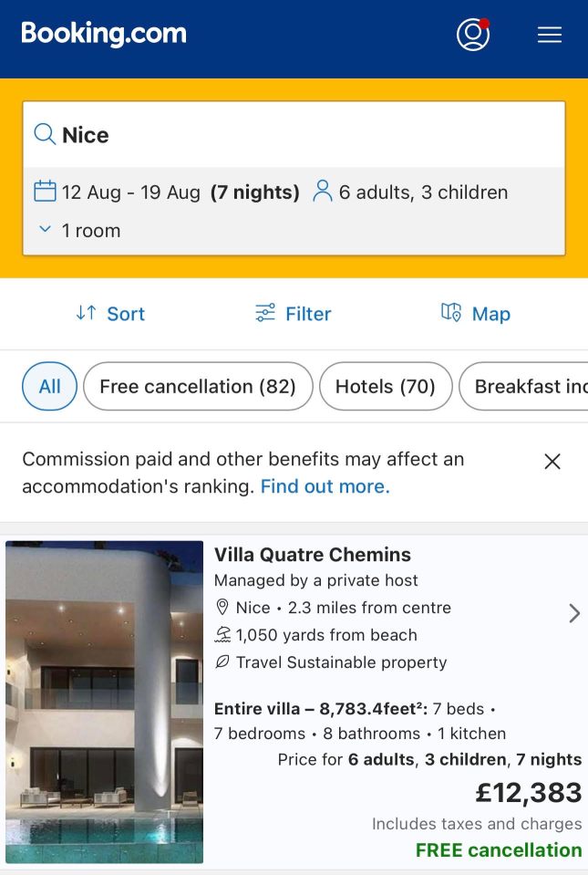 Free cancellation is a filter option on most price comparison sites - and can save you money if you're savvy enough