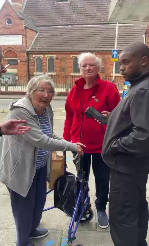 Bertha Quinn, 87, was fined £150 by a jobsworth who appeared to follow her and accuse her of littering