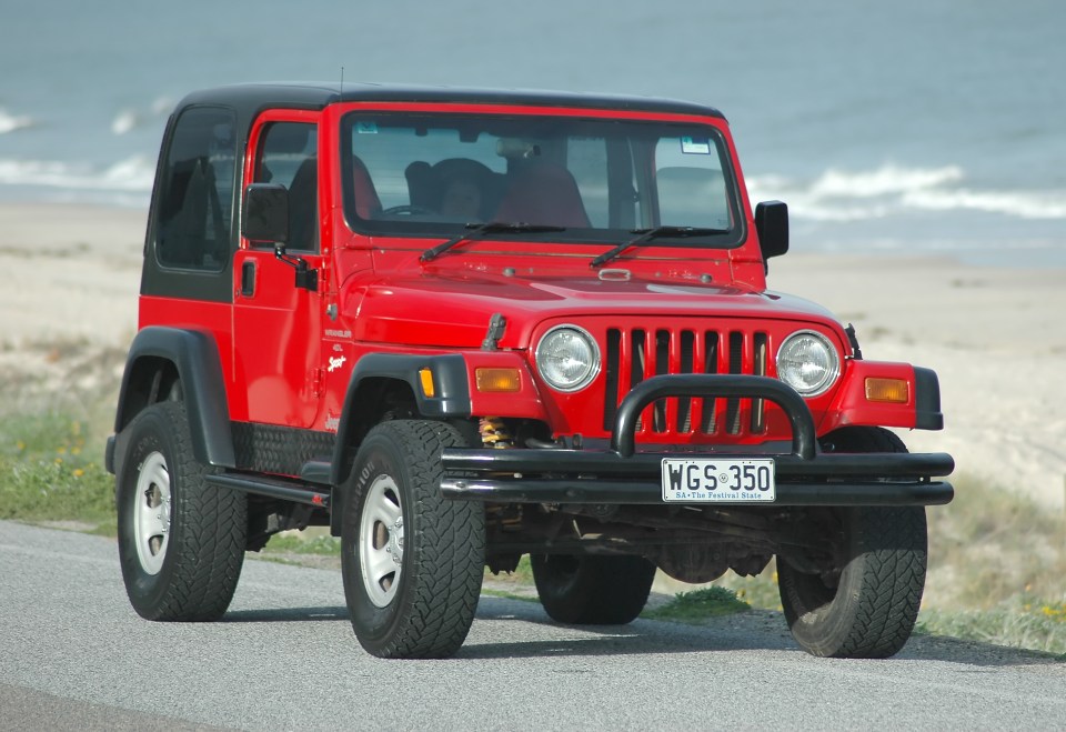 The Jeep is perfect for off-roading