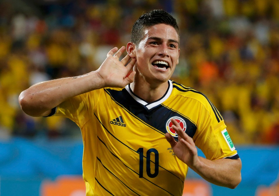 The Colombian shot to stardom at the 2014 World Cup