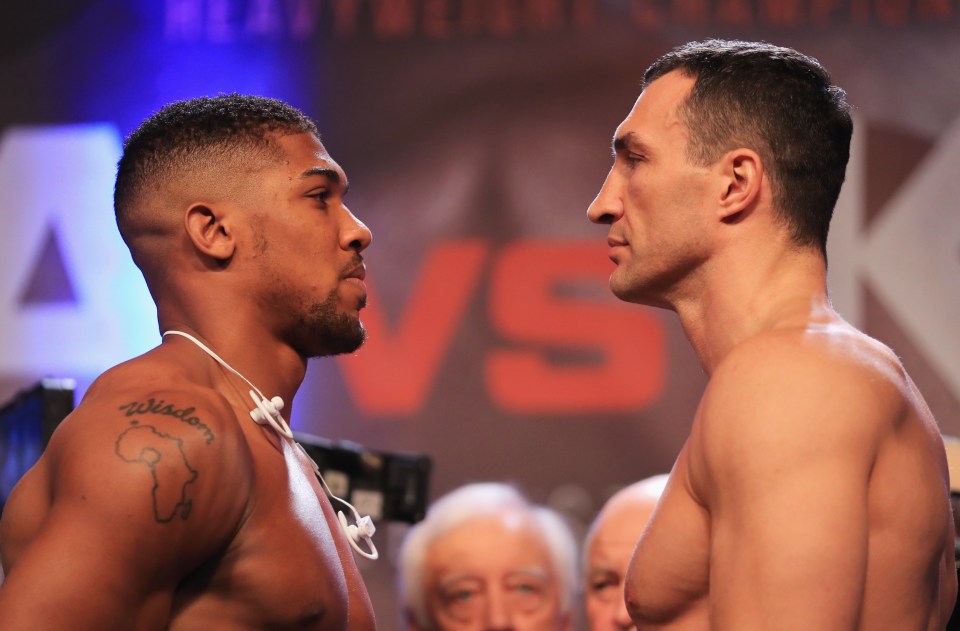 AJ and Klitschko once shared the ring