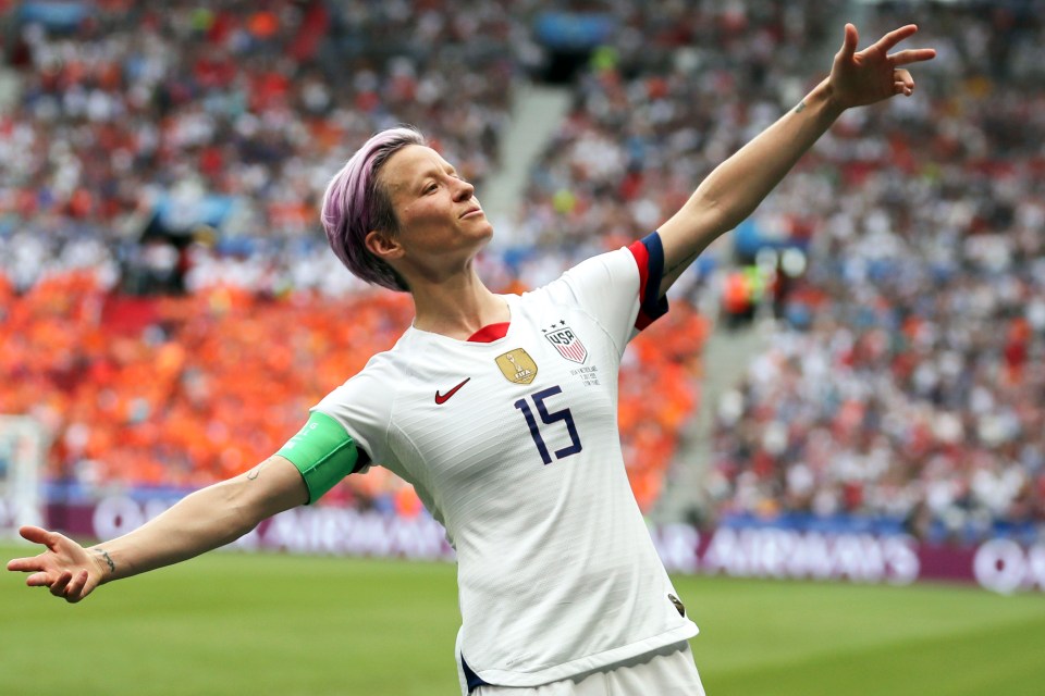 USA star Megan Rapinoe is an advocate for numerous LGBTQIA+ organisations