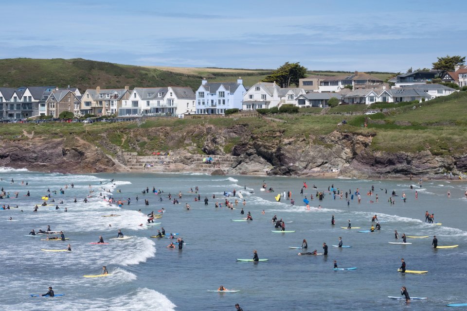 Locals of Polzeath, Cornwall, have slammed "anti-social" schoolchildren and revellers for ruining their town