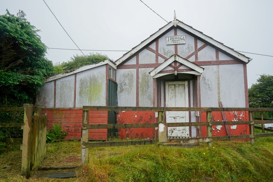 An empty house in the tiny hamlet with locals claiming they were forced out