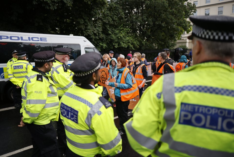 The chair of the Police Federation said that demonstrations are an 'accident waiting to happen'