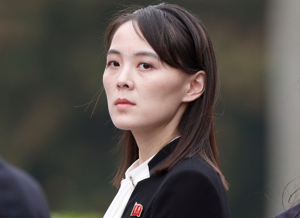 Kim Yo Jong, Kim Jong-un's sister, dismissed the idea of talks with the US as 'a daydream'