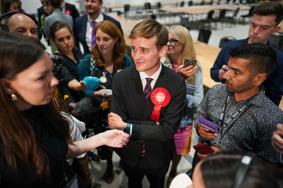 Labour's victorious Selby candidate Keir Mather was accused of being an "Inbetweener" by Tory minister Johnny Mercer