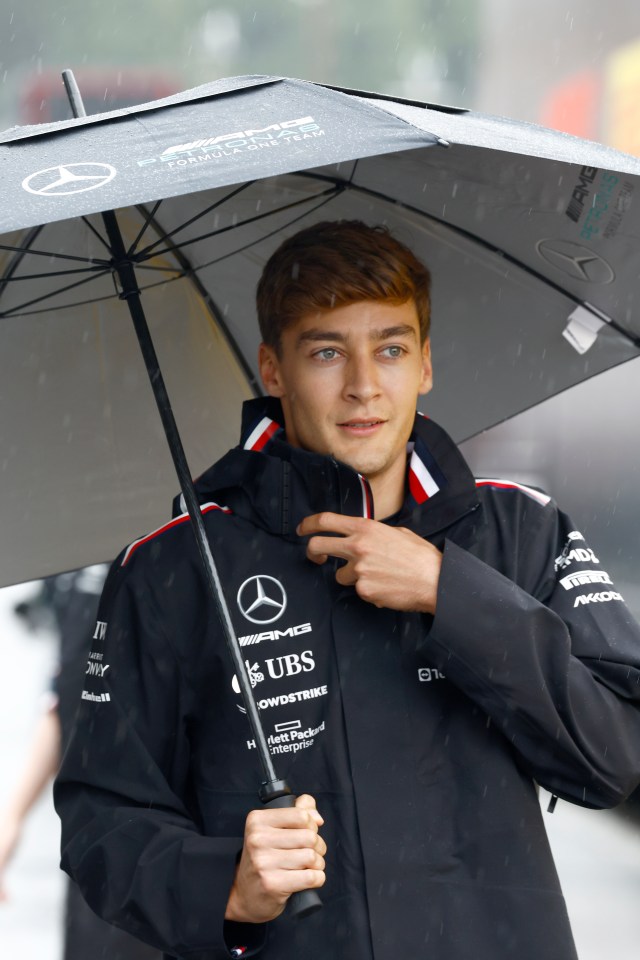 George Russell called the safety of Spa into question with rain set to fall all weekend