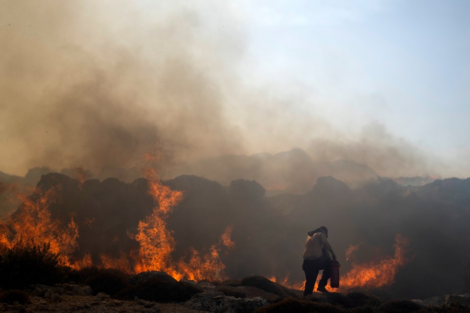 Up to 10,000 stranded Brits are waiting for news as the fires rage on