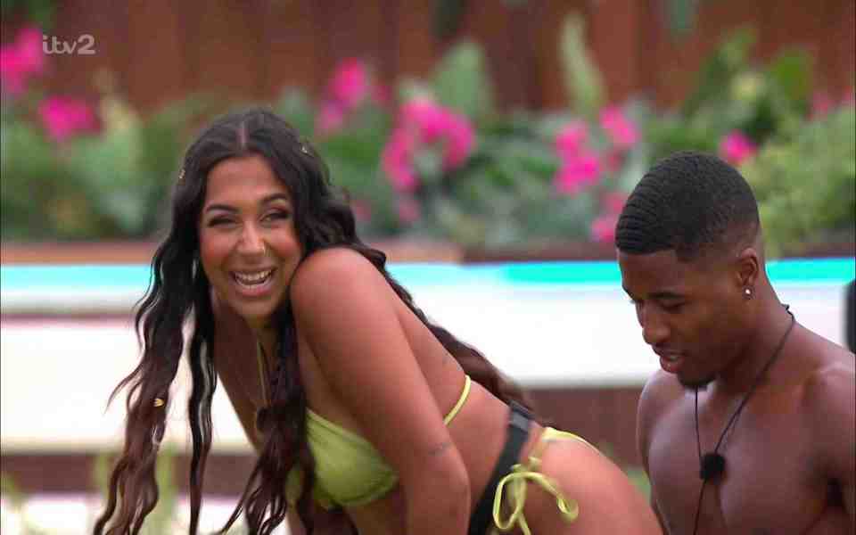 Love Island fans have spotted a feud between Montel McKenzie and Tink Reading