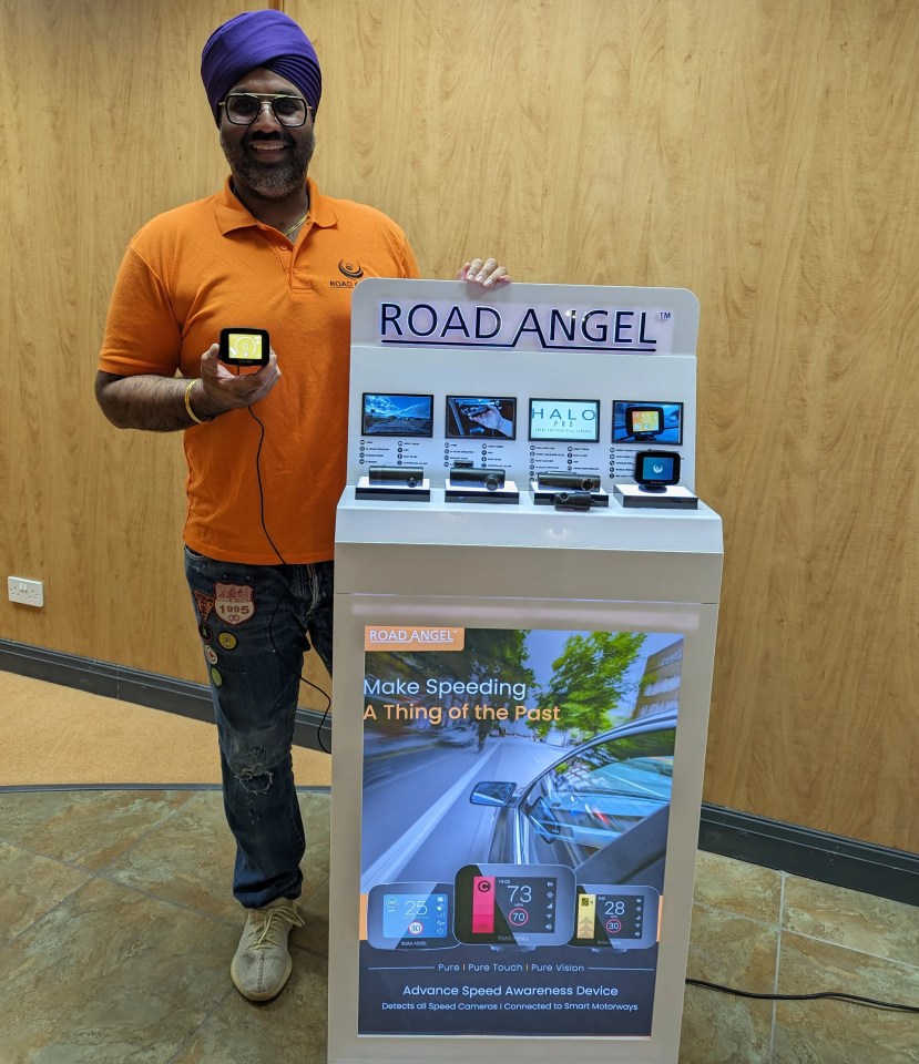 Speed camera expert Gary Digva works for driving safety device company Road Angel