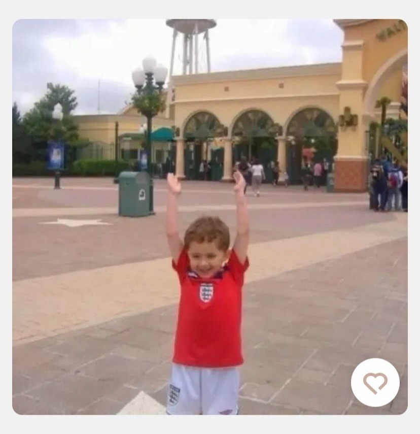 He uploaded a Disneyland throwback from his childhood