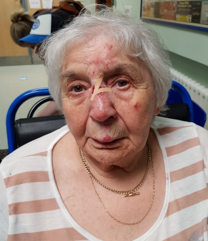 A woman is fuming after being hit with a £40 fine when she rushed her bleeding 75-year-old mum to A&E and couldn't find a parking space