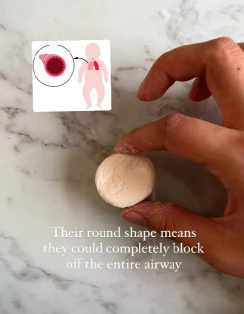 Marshmallows can 'completely block off entire airways'