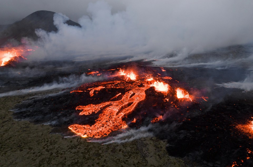 The volcano is located near the capital Reykjavik