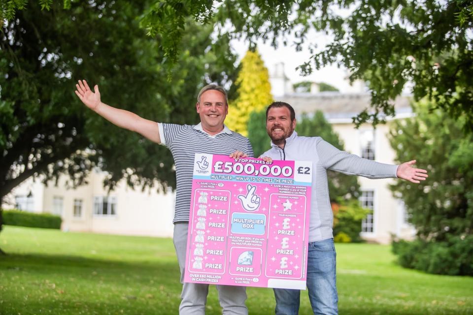 Matthew won £500k from a Lotto scratchcard he bought at the shop he worked in