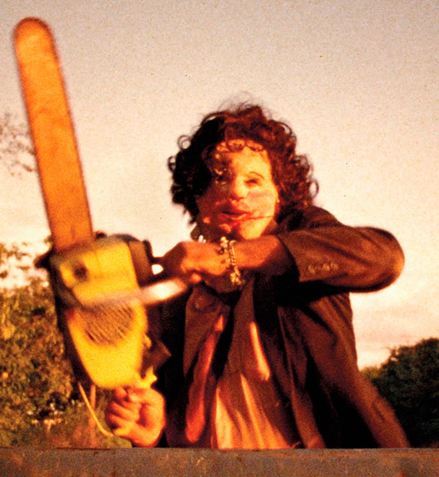 Leatherface from the Texas Chainsaw Massacre horror movie